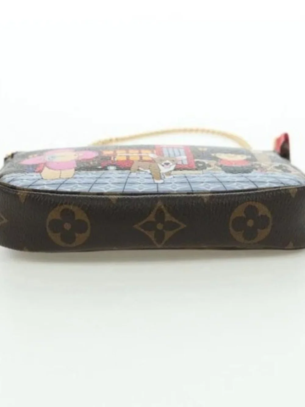 LOUIS VUITTON Vivienne Mini Pochette Accessoires Pouch M80863 LV Auth YKZ1367SAM